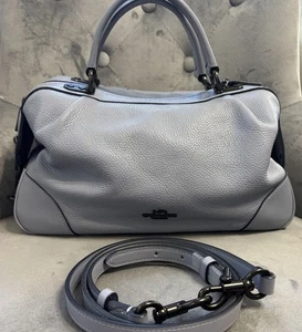 Coach Lane Satchel Purse Bag Mist Blue GUC - Bild 1 von 10