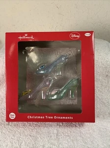 Disney Parks Hallmark Principessa Pantofole di Vetro Scarpe Ornamenti Natalizi Set di 3 - Foto 1 di 14