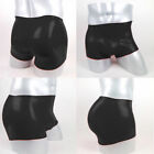 100% lateksowe gumowe bokserki czarne stałe kąpielówki krótkie spodnie plażowe 0,4mm S-XXL
