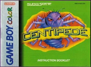 Centipede (Nintendo Game Boy Color, 1998) Instruction Booklet ONLY - Picture 1 of 2