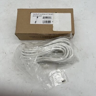 Cable de unión WAC Lighting Dax 12 pies InviLED 16 calibres 24V, blanco - LED-TC-WIC-144-WT Foto 1 de 3