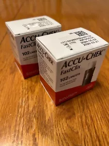 204 Accu-Chek FastClix Lanzetten - 2 Schachteln mit 102 Lanzetten - VERSIEGELT - Ablaufdatum 2028-05-21 - Bild 1 von 7