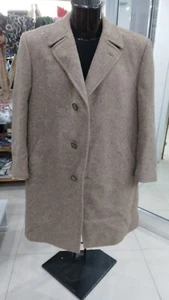 Facis Manteau Beige en Laine Man D'Occassion Taille 46 GBT100L - Picture 1 of 7