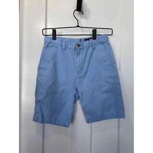 Vineyard Vines Kids Twill Chino Shorts Pockets Outdoor Summer Casual Blue SZ 12 - Picture 1 of 12