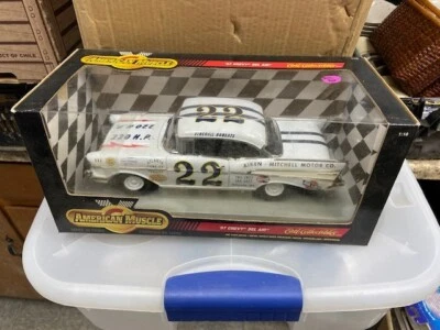 American Muscle 1957 Cheverolet Bel Air Fireball Roberts Race Car 1/18 NIB InBox - Image 1 of 4