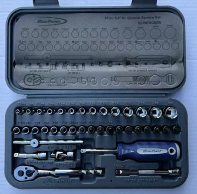 Blue Point 38pc 1/4" Service Set(BLPATSCM38), As sold by Snap On(Bluepoint). - Image 1 of 4