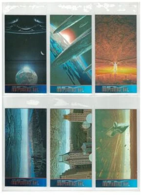 1996 TOPPS WIDE VISION INDEPENDENCE DAY CARD SET 72 BASE & 6 HOLO FOILS - Image 1 of 4