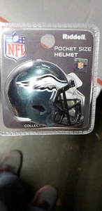PHILADELPHIA EAGLES NFL CLAMSHELL POCKET PRO HELMET RIDDELL - Picture 1 of 3