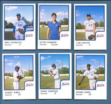 1986 ProCards SUMTER Braves MIKE HENNESSY Cartwright AUSTRALIA
