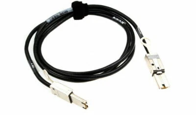 EMC Amphenol 038-003-787 EMC Mini SAS SFF 8088 to 8088 2M Cable - Image 1 of 4