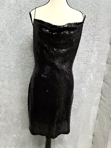 Windsor Kleid L schwarz Schlupf Pailletten Dark Romance Whimsigoth Witchy Dark Fairy - Bild 1 von 20