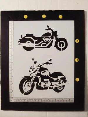 Трафарет 11 x 8,5 дюйма для мотоциклов мотоциклов велосипедов БЫСТРАЯ БЕСПЛАТНАЯ ДОСТАВКА - Изображение 1 из 2