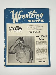 AWA Wrestling NEWS Vintage VOL. 1970 - No 32 / Bulinsky/ Heenan/ Lanza - Picture 1 of 4