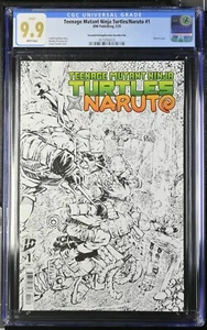 Teenage Mutant Ninja Turtles X Naruto #1 CGC 9.9 1:10 segunda impresión variante 9.8 2025 - Imagen 1 de 2