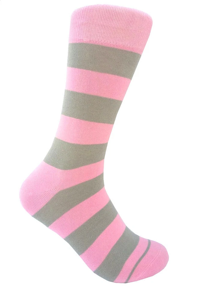 Calcetines de vestir a rayas multiocasión varios colores media pantorrilla para hombre Foto 1 de 1