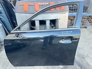 06-13 Lexus IS250 IS350 ISF FRONT LEFT DRIVER SIDE DOOR SHELL black 212 OEM - Picture 1 of 16