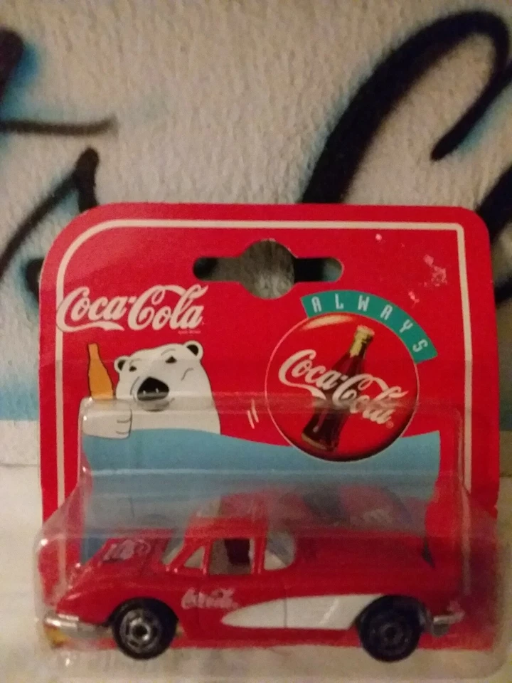 Majorette Metal 1:64  200 Series Always Coca-Cola Chevrolet Corvette  - Image 1 of 1