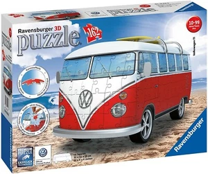 PUZZLE 3D RAVENSBURGER 12516 FURGONETA VOLKSWAGEN VW T1 Bully Campervan Pulmino - Imagen 1 de 2