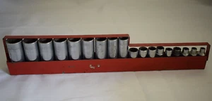 Mac Tools XDM Socket Set 6MM-23MM 3/8" Drive 6 Point Deep Socket ~ US9 - Picture 1 of 11