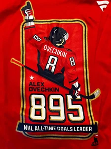 Washington Capitals Alex Ovechkin 895 All-Time Goals - t-shirt - XL, NEW - Picture 1 of 4