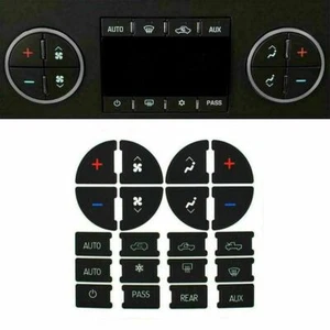 AC Dash Button Repair Kit Decal Stickers For Silverado Sierra tahoe Chevrolet - Picture 1 of 7