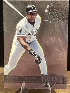 1996 Metal Universe #40 Frank Thomas HOF - Chicago White Sox. Platinum Edition - Picture 1 of 3
