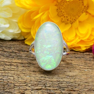 Breathtaking Triplet Opal Gemstone 925 Sterling Silver Handmade Ring All Size - Picture 1 of 3