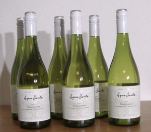 6 Fl.  Agua Santa - Gran Reserva - Chardonnay 2021 trocken - Luis Felipe Edwards - Bild 1 von 3