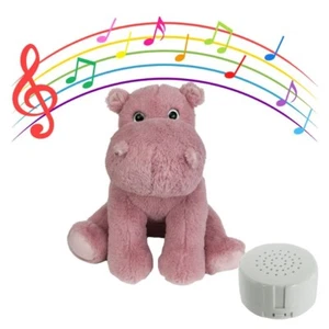 16 inch Henley the Hippo Plush Stuffed Toy with Recorder - Soft Animal for Kids - Picture 1 of 4