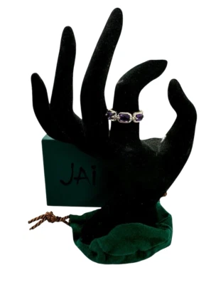 Anillo de acero JAI by John Hardy anillo de plata amatista talla 7,25 Foto 1 de 4