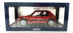 Peugeot 205 GTi 1.9 PTS Deco 1991 Norev 1/18 Vallelunga Red Rosso Nuovo GM Shop - Foto 1 di 4