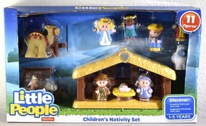 Fisher Price LITTLE PEOPLE Children's Nativity Set 11 FIGURES - 2015 - NEW - Picture 1 of 4