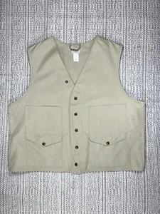 FILSON, Dry-Tin Cloth Arbeitsweste, HERREN XXL, GR. 50, Vintage Beige, MADE IN USA - Bild 1 von 7