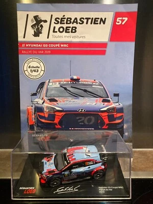 HYUNDAI I20 COUPE WRC LOEB RALLYE DU VAR 2019 + FASCICULE 1/43 ALTAYA - Photo 1/4