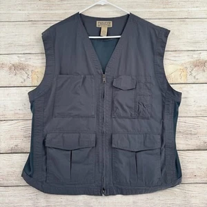Duluth Trading Co Working Man's Vest Men's Large Blue Fishing Vented - Picture 1 of 9