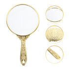  Mirror with Handle Metallic Purses for Women Held Travel Dressing Table
