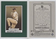 2005 Upper Deck Origins Old Judge Justin Verlander #241 Rookie RC