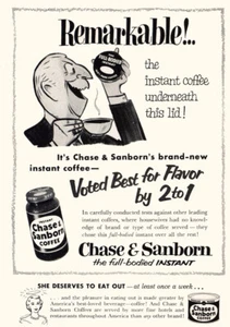 1956 Chase & Sanborn Coffee: Remarkable Vintage Print Ad - Picture 1 of 1