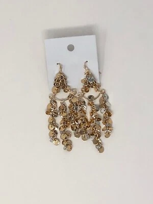 Pendiente colgante de metal Free People Raindrops nuevo con etiquetas $32 Foto 1 de 2