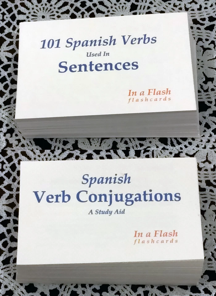 Spanish Verb Flashcards Two Deck Special - Image 1 of 4