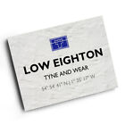 A4 PRINT - Low Eighton, Tyne and Wear - Lat/Long NZ2657