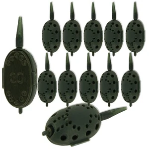 Angeln Maden Feeder Inline Muschel Madenschalen 30g Easy Fill x5 oder x10 Tackle - Bild 1 von 10