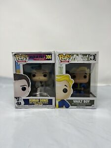 Pop! Heroes #306 Birds of Prey Roman Sionis And #53 Vault Boy From Fallout