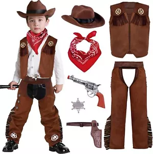 Spooktacular Creations Halloween Cowboy Costume for Boys, 5 to 7 year kids - Picture 1 of 7