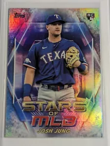2023 Topps Series 2 Stars of MLB Josh Jung RC SMLBC-56 TX Rangers RC - Picture 1 of 2