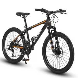 26 Inch Mountain Bike Shimano 21 Speeds with Mechanical Disc Brakes, High-Carbon - Picture 1 of 7
