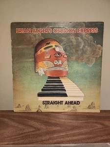 BRIAN AUGER'S OBLIVION EXPRESS Straight Ahead Vinyl LP 1974 - Picture 1 of 2