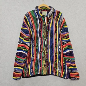 Coogi Australia Vintage Sweater Cardigan Jacket 80s 90s Size M Button Front... - Picture 1 of 12