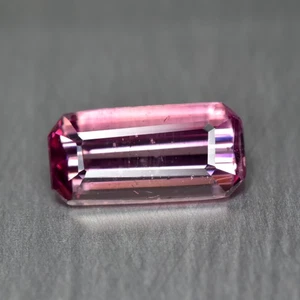 0,94Ct Smaragdschliff_ Unbeheizter rosa Malaya Granat aus Tansania - Bild 1 von 1