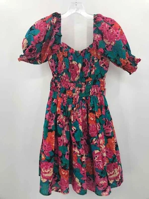 Vestido Chelsea & Violeta Rosa Tamanho XS Floral Comprimento do Joelho Manga Curta - Imagem 1 de 3